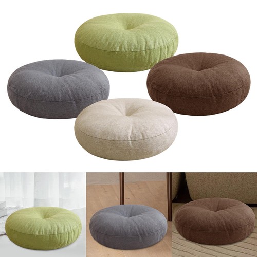 Round floor pillow meditation - floor,