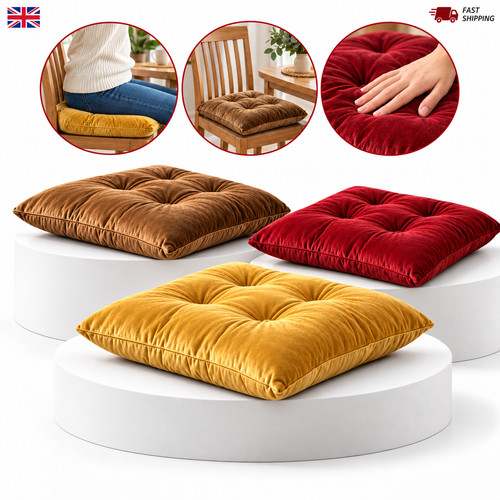 Velvet seat pad 40x40cm - seat,