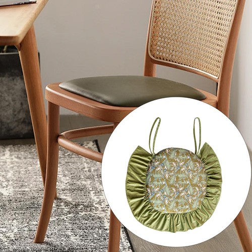 Chair cushion ruffles seat pad - chair,