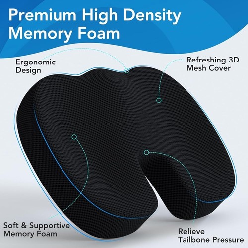 Memory foam car seat - foam, cushion