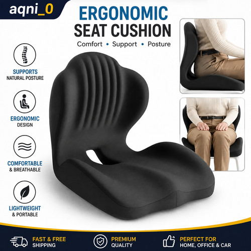 Ergonomic memory foam seat - foam,