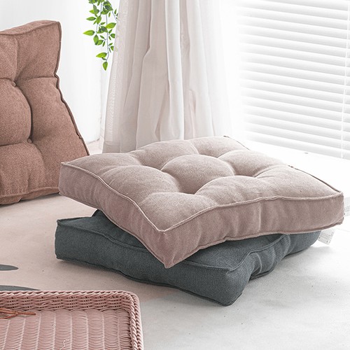 Tufted tie chair cushion - tie, on