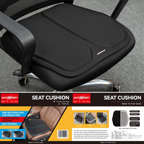 Honeycomb breathable gel seat - honeycomb,