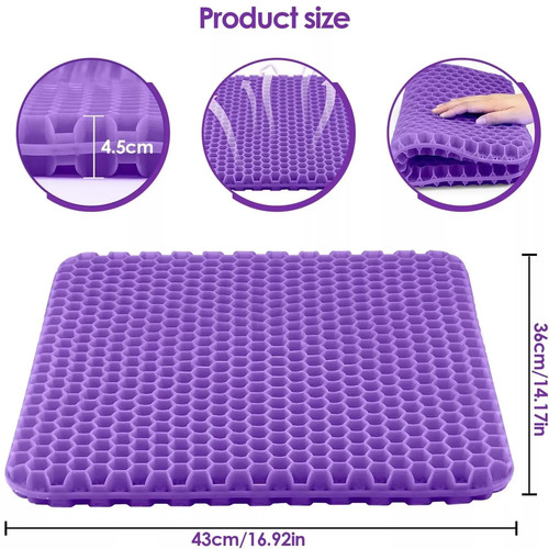 Double thick gel seat - double, cushion
