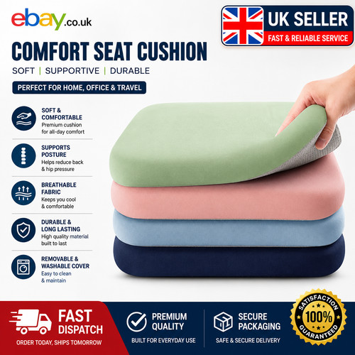 Memory foam seat cushion 4cm - seat,